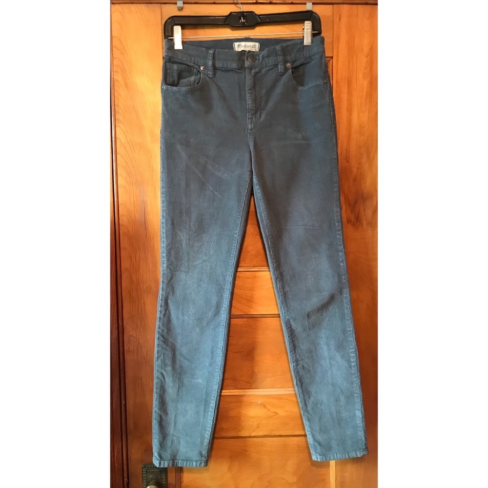 Madewell, Corduroy Ankle Pant, Dusty Blue, Size 27